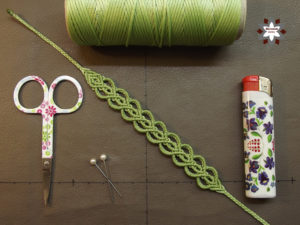 Macrame sales bracelet tutorial