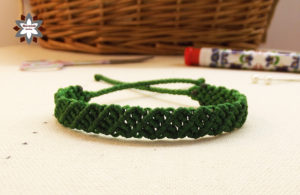 Macramotiv knotted bracelet tutorial DIY