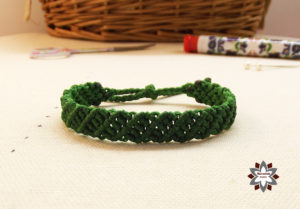 Macramotiv knotted bracelet tutorial DIY