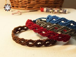Macramotiv macrame knotted bracelet tutorial DIY