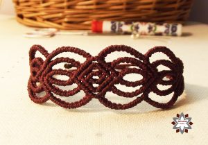 Macramotiv micro-macrame knotted bracelet tutorial DIY