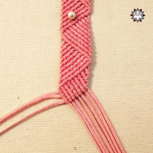 Macramotiv Micro-macrame knotted bracelet DIY tutorial how to knotting friendship bracelet instructions migramah csomózott karkötő